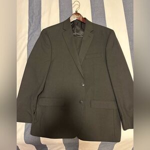Macys Club Room Black Suit 43r